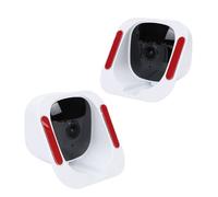 Vroomoto Cámara de Ventana 2K 2.4G WiFi Cámara de Seguridad Ventana 4MP Inteligente Inalámbrica Gran Angular 140 Grados Instalación sin Taladro con Detección IA para