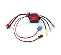 Vroomoto Controlador de Velocidad Electrónico ESC sin Escobillas 35A Módulo de Control Velocidad Control Eléctrico Respuesta Rápida del Acelerador a Prueba Agua con Motor (Ajá)