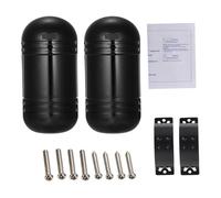 Vroomoto Sensor Infrarrojo Fotoeléctrico Sensor de Haz Detector de Barrera Infrarroja Doble Haz 100 M Salida Alarma Anti RFI EMI Inmune a Mascotas con Chips CPU para Puerta Puerta