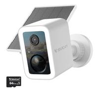 VSTARCAM Cámara de seguridad inalámbrica 2K, almacenamiento gratuito en la nube y SD, montaje magnético simple sin taladrar, WiFi 6 2,4/5 GHz doble banda, alarma de movimiento, 6 meses de duración de