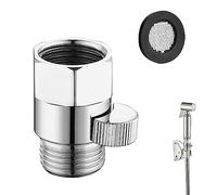Vueinrg Válvula de Control de Flujo de Agua 1/2 Pulgadas, Válvula de Cierre, Válvula de Cierre Cabezal de Ducha 1/2" Regulador de Válvula de Cabezal de Ducha Parte Universal de Repuesto