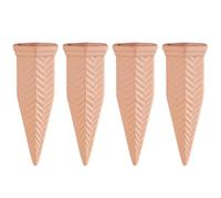 Vueqkueg Picos Terracota de riego Automático para Plantas | Material duradero de arcilla; regula la filtración según clima y humedad del suelo.