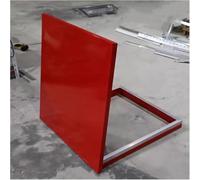 VUIKLCty Cubierta de Salida de sótano, Cubierta de claraboya de ático, con 2 amortiguadores de Gas, Cubierta de trampilla de Techo Externa for Proteger del Viento y la Lluvia.(70 * 70cm)