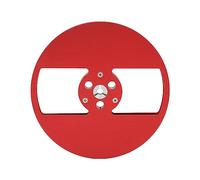 Vvikizy Carrete de Cinta Vacío de 7 Pulgadas en Aleación de Aluminio para | Compatible con Cinta de 1/4 Pulgada, Diseño Resistente Al Viento de 2 Orificios, Adecuado para Plataformas de Carrete a