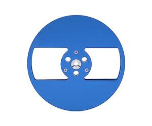 Vvikizy Carrete de Cinta Vacío de 7 Pulgadas en Aleación de Aluminio para | Compatible con Cinta de 1/4 Pulgada, Diseño Resistente Al Viento de 2 Orificios, Adecuado para Plataformas de Carrete a