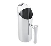 Vvikizy Jarra de Agua de Acero Inoxidable, con Pico Protector de Hielo para Bebidas Frías, Jarra para Servir en el Hogar y el Hotel (1L)