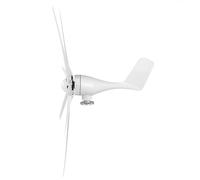 Vvikizy Kit de Aerogeneradores Generador de Alta Eficiencia 200W para Casas Móviles y Terrazas, 6 Aspas, Plástico Duradero y Aleación (48V)