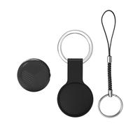 Vvikizy Localizador Antipérdida para Llaves, Billetera, Mascota, Buscador de Artículos Portátil con Cordón y Cubierta Protectora, Rastreador a Prueba de Lluvia IP66 para Aplicación iOS