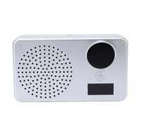 Vvikizy Sensor de Movimiento Apuntador de Voz Alarma Infrarroja Alimentada por Batería para Lugares Públicos Lugares Pintorescos y Muelles