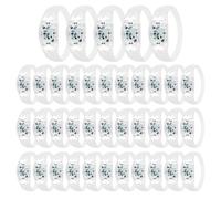W.Balonma 100 pulseras LED para fiestas a granel, 3 modos de iluminación, pulseras LED que brillan en la oscuridad, recuerdos de fiesta, pulsera LED brillante para eventos de conciertos (100, blanco)