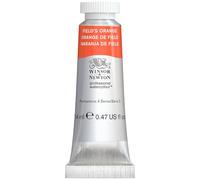 W&N Acuarela Profesional Tubo 14ml - Naranja de Field - Pintura para acuarela, Colores vivos, Alto brillo y luminosidad, no se decolora
