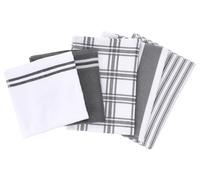 W5 Set de paños de cocina (Grau/Weiß)