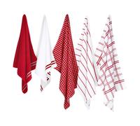 W5 Set de paños de cocina (rot/grau)