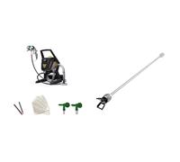Wagner 2371073 Sistema Airless de Baja presion Control Pro 350 R, 600 W, 60 V + Control Pro HEA Prolongación para Pistola de pulverización, para Paredes Altas y Suelos, Color Gris, 517701