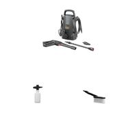 WAGNER 3-in-1 Car Care Kit: Hidrolimpiadora Aquastorm Compact, Boquilla de Espuma y Cepillo de Lavado - Ideal para Coches, Motocicletas y autocaravanas