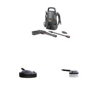 WAGNER 3-in-1 Home Bundle: Hidrolimpiadora Aquastorm Compact + Limpia Grandes Superficies + Cepillo rotativo - Limpieza Potente en Toda la casa, el jardín, terrazas, Caminos y tarimas de Madera