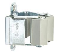 WAGNER Gancho de Herramientas, Soporte para Pared - 52 x 52 x 38 mm, Acero Galvanizado, Abrazadera de Plástico para Herramientas de 3 cm de Diámetro, Capacidad de Carga de hasta 2 kg - 15204501