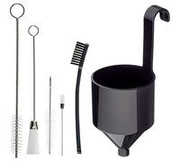 WAGNER Kit de limpieza para pistola pintar + Viscosimetro, grande, Negro