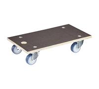 WAGNER Plataforma de Carga MM 1085-57,5 x 30 cm - para Cajas Muy Pesadas, 400 kg de Capacidad de Carga, Agujero Perforado, Superficie Antideslizante, Certificado FSC® - 20108501