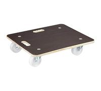 WAGNER Plataforma de Carga MM 1113-59 x 49 cm - para Cajas Muy Pesadas, 400 kg de Carga Máxima, 2 Asas de Transporte Ergonómicas, Superficie Antideslizante, Certificado FSC® - 20111301