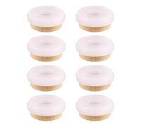 Wagner QuickClick® Deslizadores de Fieltro de Recambio - Juego de 8 Deslizadores de Recambio sustituibles - Fieltro Fibra Especial SYNO - diámetro Ø 20 mm - para Base Ø 20 mm - Made in DE - 15784200