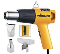 Wagner Spraytech 2417344 HT1000 Kit de pistola de calor, 3 boquillas incluidas, 2 ajustes de temperatura 750 °F y 1000 °F, ideal para envoltura retráctil, suavizar pintura, doblar tubos de plástico,