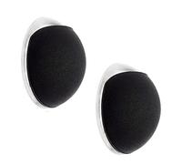 WAGNER Tope para la Puerta y Pared Adhesivo SCREW OR GLUE, Juego de 2 Tope de Puerta Parachoques - Ø 20 x 8mm, Goma Termoplástica, para Adherir y Atornillar, Negro, Diseño Premiado - 15512702
