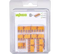 WAGO 221-415/996-008 Compact Terminal Compact, Transparente (Pack de 8)