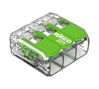 WAGO 221-423 Conector De Palanca De Tres Hilos 4mm² - 221-423 [50 Piezas]