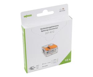 Wago 221-612/995-010 (Conf. 10 pz) - Morsetto di giunzione con leve