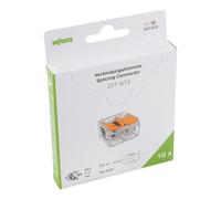 Wago 221-612/995-010 (Pack de 10 uds) - Abrazadera de unión con palancas