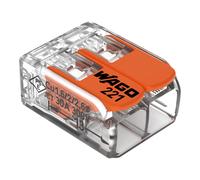 Wago 221-612 (Pack de 50 uds) - Abrazadera de unión con palancas