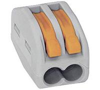 WAGO 222-412 2 x 0,08-2,5 mm², color gris, 50 unidades