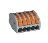 Wago Terminal de caja de conexión 222-415 5 polos (0,08–4,0 mm²) Paquete 40 unidades