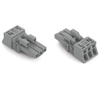 WAGO 890-243/060-000 Conector de red 890 hembra. Número total de polos: 3 16 A, gris, 50 unidades.