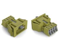 WAGO 890-764/073-000 Conector de red 890 hembra. Número total de polos: 4 16 A, verde claro, 50 unidades.