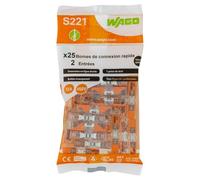 WAGO - Bolsita de 25 bornas 2 entradas InLine S221