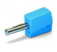 WAGO Conector banana 215-711 | para diámetro del casquillo: 4 mm, rango de sección transversal: 0,08-2,5 mm², 50 unidades, accesorios de prueba para una corriente nominal de hasta 20 A y una tensión