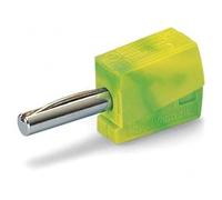 WAGO Conector banana 215-911 | para diámetro del casquillo: 4 mm, rango de sección transversal: 0,08-2,5 mm², 50 unidades, accesorios de prueba para una corriente nominal de hasta 20 A y una tensión