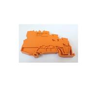 Wago Contact - Bloque de terminales naranja para sensor de 3 hilos 1mm² conexión push-in en riel DIN terminal de alimentación Wago