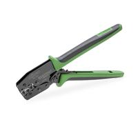 WAGO Crimpadora 206-1225 | Rango de crimpado de 10 mm², 16 mm² y 25 mm², para casquillos con y sin cuello de plástico, bloqueo forzado desbloqueable para un engarce hermético al gas