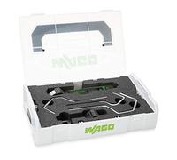 WAGO Juego de cuchillos de cable en L-BOXX 206-1400 | Rango de pelado Ø 4 mm hasta 70 mm / 0,16" hasta 2,75"; incluye 5 soportes de cambio para sistema de planchado inteligente