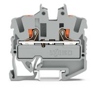 WAGO Mini terminal de paso de 2 conductores con Drüc 2252-1201