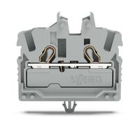 WAGO Terminal de paso mini de 2 conductores con Betä 2052-311