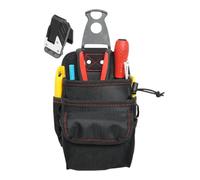 Waist Tool Bag, Ergonomic Heavy-Duty Tool Belt Pouch, Sturdy Construction Storage Organizer, Waterproof Adjustable Fanny Pack for Repair, Garden, Electrical Work, Maintenance
