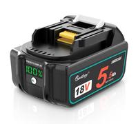 Waitley Batería de repuesto para herramientas eléctricas Makita de 18 V | Batería BL1850B con indicador % para Makita 18 V BL1815, BL1830, BL1840, BL1850 y BL1860, para herramientas eléctricas Makita