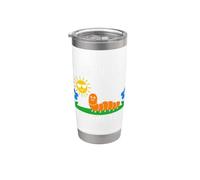 Wake Up Sluts It's Time to Sin, Funny Animal Meme Vaso térmico de acero inoxidable de doble pared