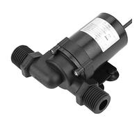 Wakects Bomba de Agua Sin Escobillas 24V 500-1000L/H, Elevación 5.5M, | de Calentador Solar, Uso en Acuario, Carcasa Sellada de Resina, Operación Anfibia, Uso Sumergible, Alimentación de 24V