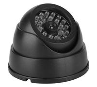 Wakects Cámara Falsa Simulada, Cámara de Seguridad de Vigilancia CCTV con 30 LED IR, Cables LED Intermitentes, para Uso en Interiores y Exteriores, Fácil Instalación