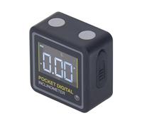 Wakects Inclinómetro Digital de Bolsillo, Buscador de Ángulos Magnético | Construcción de plástico ABS, resolución de pantalla de 0,05°, sujeción magnética manos libres, diseño de carpintería,